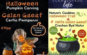 Halloween events at Llandegfedd Lake
